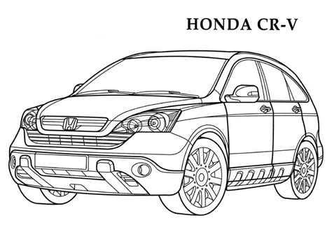 Honda Coloring Pages At Free Printable Colorings