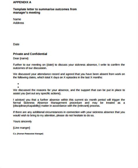 Invite To Welfare Meeting Letter Template