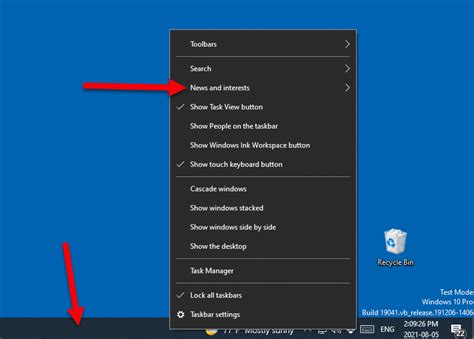 How To Get Rid Of The News And Weather Widget In Windows 10