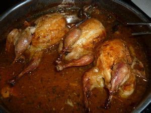 La recette des cailles farcies au four. cailles en sauce | Recettes de cuisine, Caille recette et ...