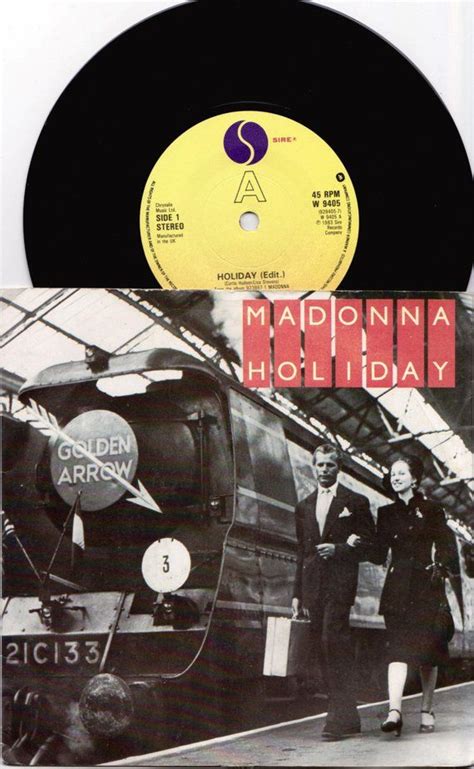 Madonna Holiday 1983 Uk Issue 7 45 Rpm Vinyl Single Record Synth Pop