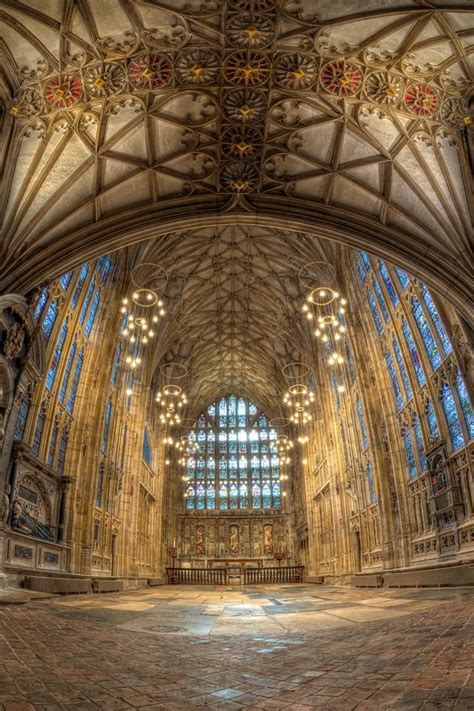 The 14th Century Lady Chapel In Gloucester Cathedral Gloucester