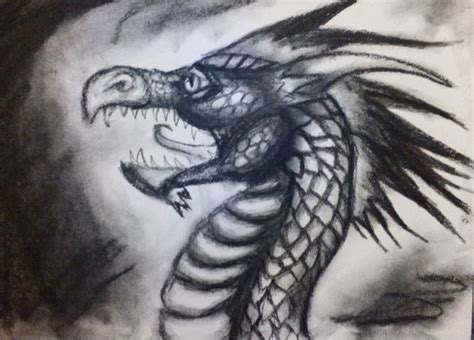 Charcoal Dragon By Dianadragon On Deviantart