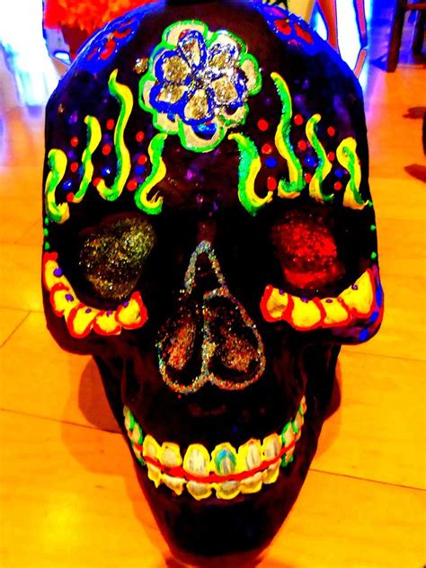 Day Of The Dead Skull Photograph By Randall Weidner