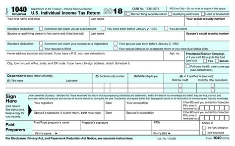 Tax Form 1040 Line 44 Universal Network
