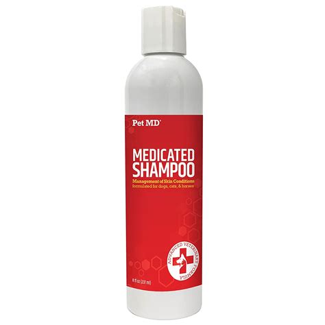 Buy Pet Md Medicated Shampoo For Dogs Cats Horses Medicated Dog