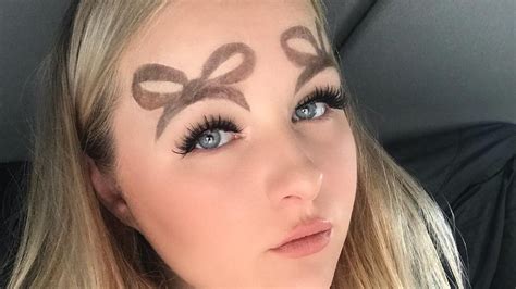 A Woman Turned Her Eyebrows Into Surprisingly Cute Bow Brows Allure
