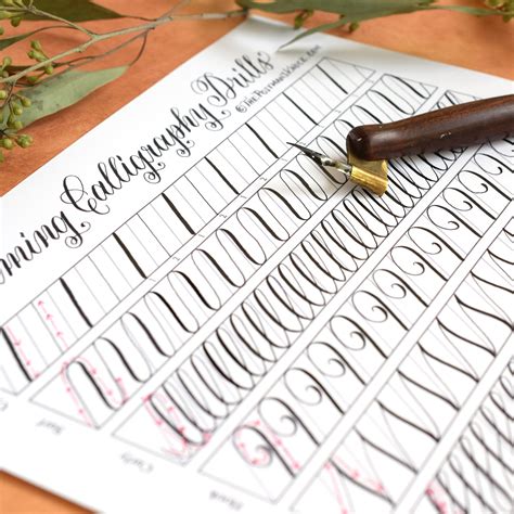 Free Downloadable Calligraphy Practice Sheets May Newsletter And Free