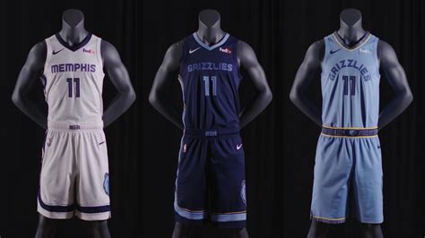 The 2020/21 memphis grizzlies city edition uniform celebrates the legacy of stax records, the life of grizz fans looking to be the first with a memphis grizzlies city edition jersey and city edition. Memphis Grizzlies unveil new uniforms with FedEx as jersey ...