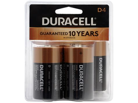 Duracell D Lr20 Coppertop Batteries Mn1300r4z17 4 Pack