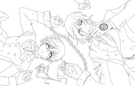 Black Butler Coloring Pages To Download And Print For Free