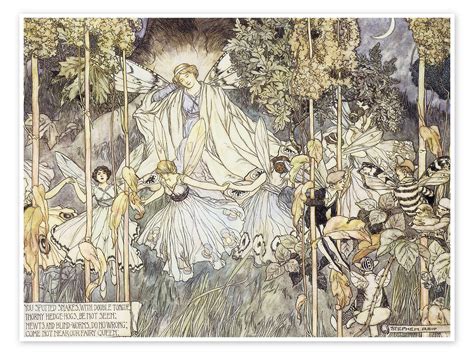 Fairy Midsummer Nights Dream Print By Stephen Reid Posterlounge