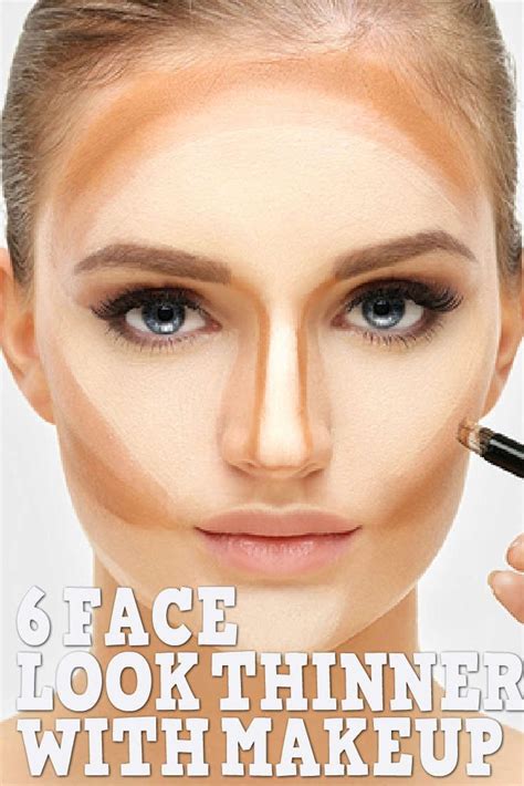How To Make Your Face Look Thinner With Makeup Contour Makeup Face