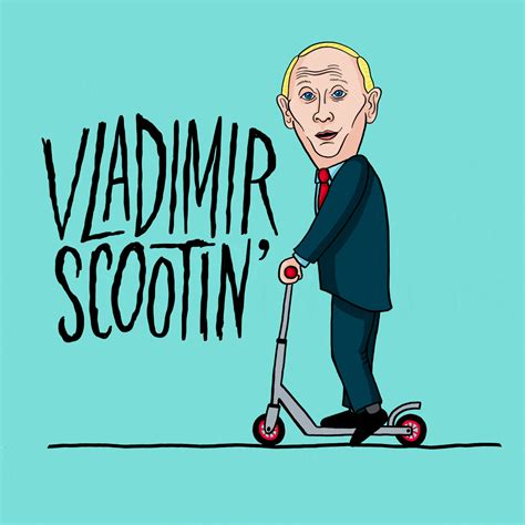 Wide putin meme song but it's on bass slap like subscribe for more videos: Vladimir Putin Scootin' ANIMATED GIF - SpeakGif