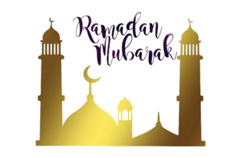 Mesquita De Ouro Ramadan Mubarak Png Transparente Stickpng