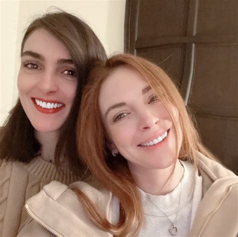Lindsay Lohan Fan Updates On Twitter Lindsay Lohan With Her Sister Aliana Via Instagram Story