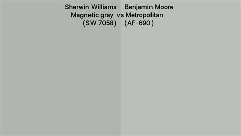 Sherwin Williams Magnetic Gray Sw 7058 Vs Benjamin Moore Metropolitan
