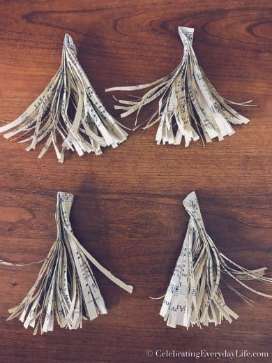 How To Make Paper Tassel Ornaments