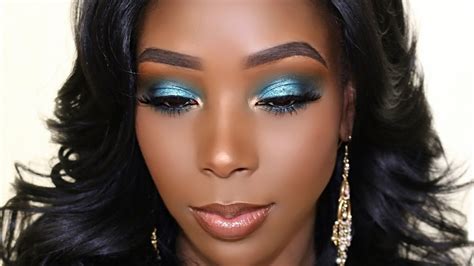 Maquillaje Para Piel Oscura Morena Verde Azulado Ahumado Mary Pulido Youtube