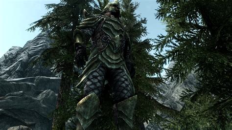 2k green male orcish armor at skyrim nexus mods and community