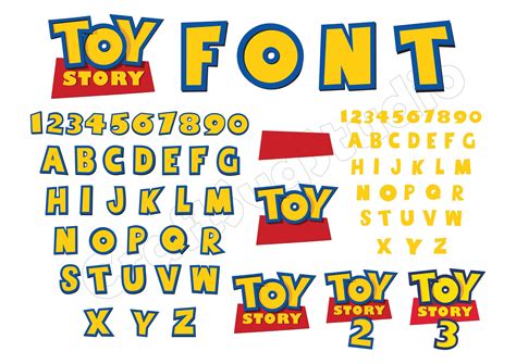 Toy Story Font Lettering Alphabet Typography Graffiti Alphabet Toy