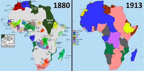 Early explorers charted the waters · what determined whether or not a country became imperialistic was more the activity of small groups of people, often intellectuals, economists, or. A map comparison of Africa in 1880 and in 1913 | Africa map, African empires, Historical maps