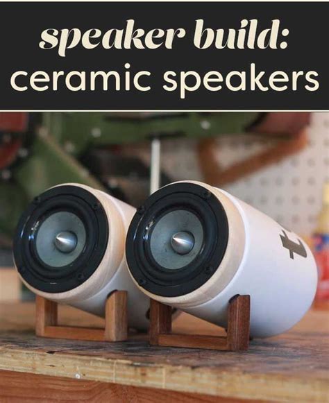 Ceramic Speakers Ceramics Diy Speakers Diy Electronics