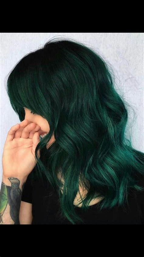 Green Hair Colors Ombre Hair Color Hair Dye Colors Hair Inspo Color