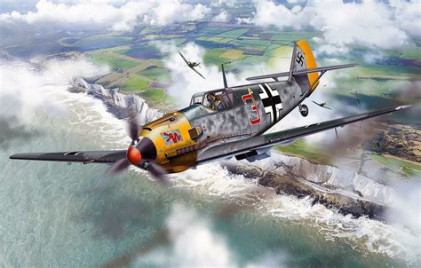 Wallpaper Messerschmitt Me 109 Battle Of Britain Bf109 Luftwaffe