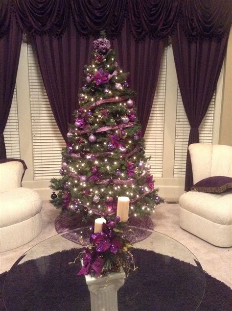 30 Purple Christmas Tree Decorations