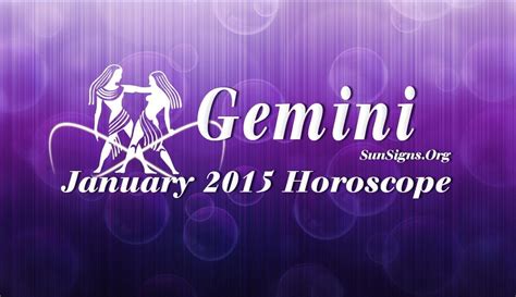 January 2015 Gemini Monthly Horoscope Sunsignsorg