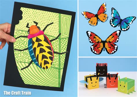 Art Projects With Bugs Paper Plate Art Projects With Butterflies