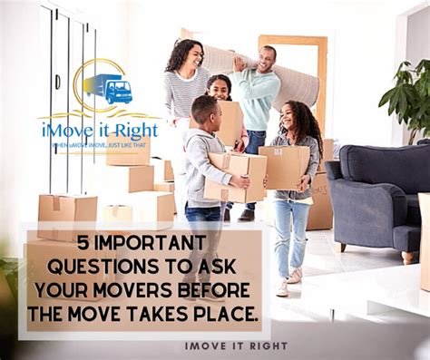 5 Important Questions To Ask Your Moving Company Before The Move Takes