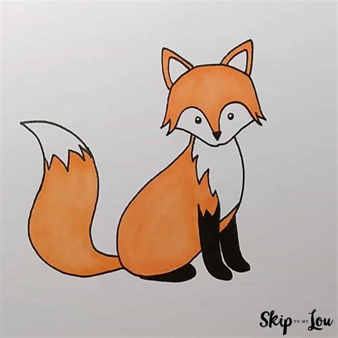 How To Draw A Fox A Step By Step Guide Skip To My Lou