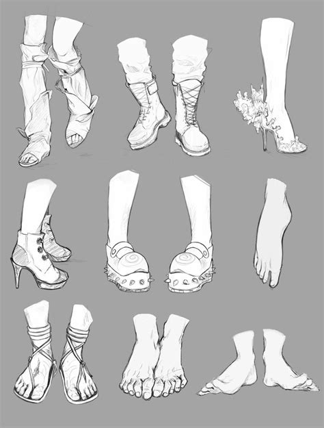How To Draw Anime Shoes Draw Hjr