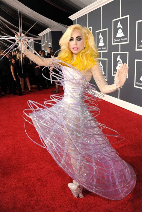 She may wear crazy outfits, but she does good too. Top 40 Lady Gaga Red Carpet Outfits - Fashion Inspiration ...