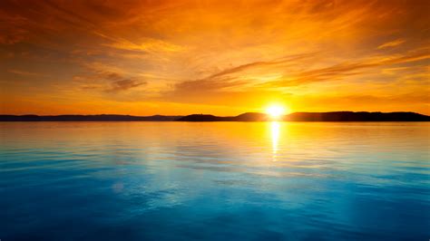 Wallpaper Sunlight Landscape Sunset Sea Lake Water Shore
