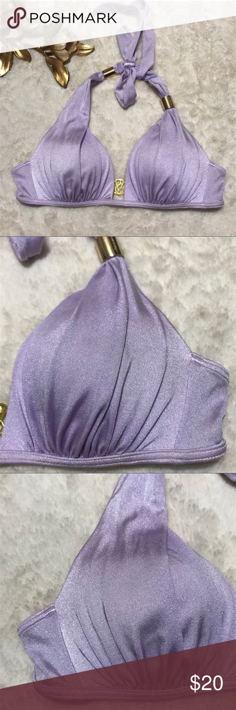Victorias Secret Lavender Purple Bikini Top Xs Purple Bikini Bikini