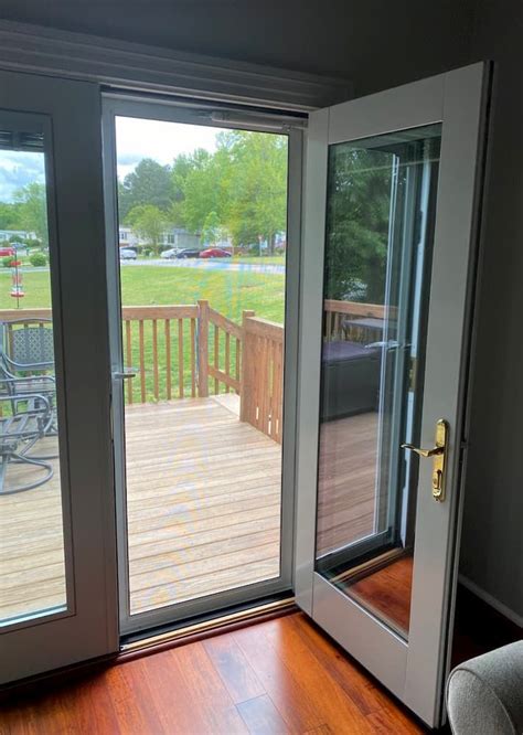 Hinged French Patio Doors Update Suffolk Home — Pella Of Virginia