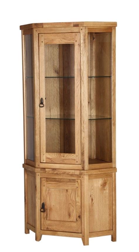 This will help to keep the feeling of space in your kitchen. branches of bristol vienna rustic oak corner display ...