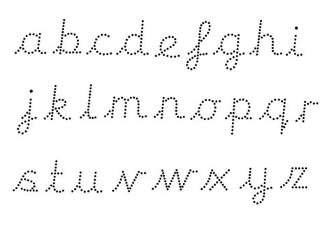 teachers pet editable dotted cursive letter formation
