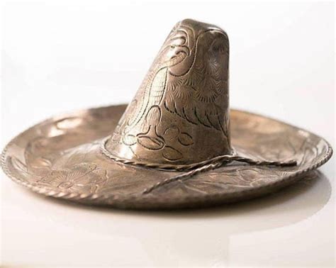 1950s Maciel Sterling Silver Mexican Sombrero Sculpture At 1stdibs