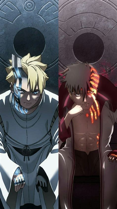 Boruto And Kawaki Otsutsuki Forms Em 2021 Personagens De Anime Personagens Naruto Shippuden
