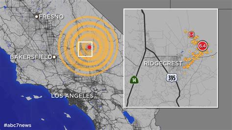California Quake Map Shows More Than 245 Aftershocks Since 64 California Earthquake Map