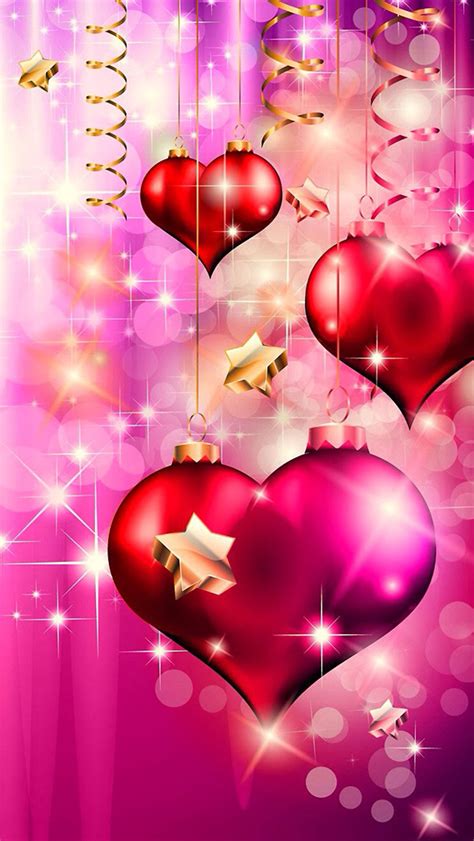 All of these love background images and vectors have high resolution and can be used as banners, posters or wallpapers. Pink Christmas Love Hearts iPhone 6 / 6 Plus and iPhone 5 ...