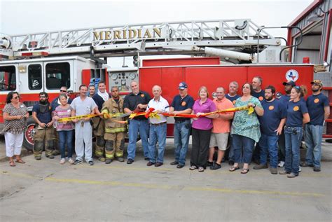 Meridian Fire Station Ribbon Cutting Top Of The Hill Country