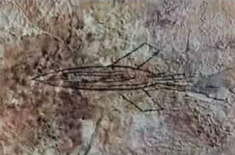 7000 Years Old Ancient Rocket Ship Cave Painting And Ufos In Japan