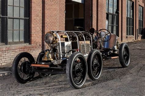 This Six Wheel Steam Powered Boattail Roadster Is A Carefully Crafted