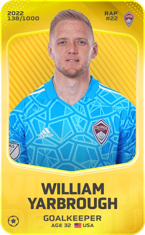 Limited Card Of William Yarbrough 2022 Sorare