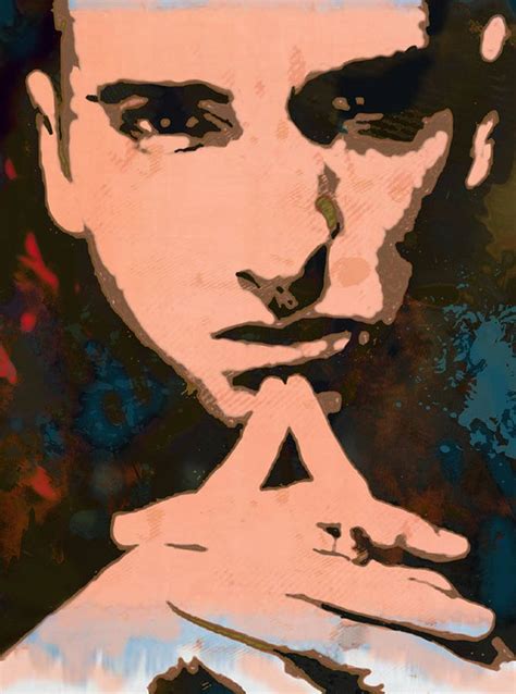 Eminem Stylised Pop Art Rapper Poster Canvas Wall Art Print